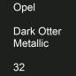 Preview: Opel, Dark Otter Metallic, 032.